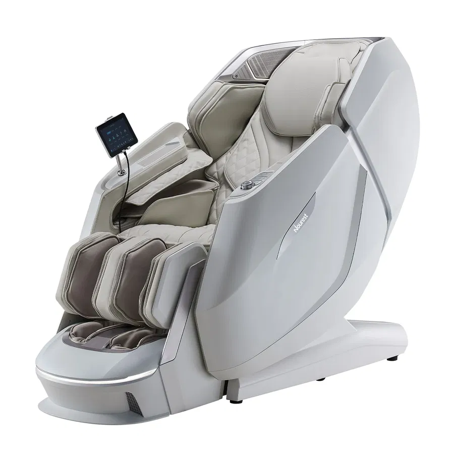 Nourest Stellar 4D Dual Roller Luxury AI Massage Chair -White [Limited Edition]